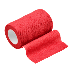 bandaż kohezyjny samoprzylepny elastyczny 7,5 cm x 4.5 czerwony